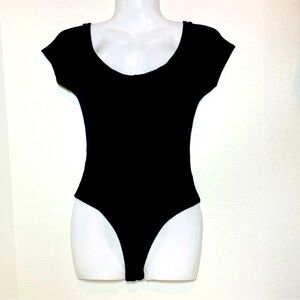 Lulus Basics Women's Black Bodysuit Sz-Small